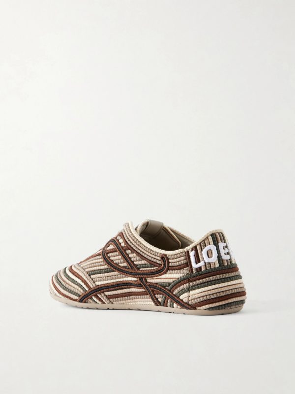 + Paula's Ibiza Yago Embroidered Canvas Sneakers - BK + Paula's Ibiza Yago Embroidered Canvas Sneakers - BK