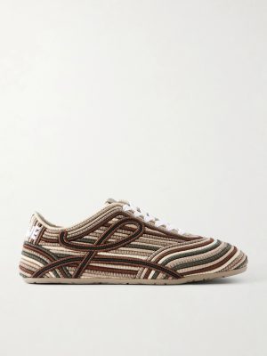+ Paula's Ibiza Yago Embroidered Canvas Sneakers