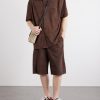 + Paula's Ibiza Logo-Debossed Suede Shirt - OU + Paula's Ibiza Logo-Debossed Suede Shirt - OU