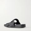 + Paula's Ibiza Slide Ease Leather Sandals - BK + Paula's Ibiza Slide Ease Leather Sandals - BK