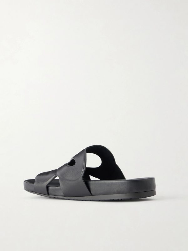 + Paula's Ibiza Slide Ease Leather Sandals - BK + Paula's Ibiza Slide Ease Leather Sandals - BK