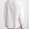 + Paula's Ibiza Anagram-Embroidered Lyocell-Poplin Shirt - BK + Paula's Ibiza Anagram-Embroidered Lyocell-Poplin Shirt - BK