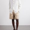 + Paula's Ibiza Anagram-Embroidered Lyocell-Poplin Shirt - OU + Paula's Ibiza Anagram-Embroidered Lyocell-Poplin Shirt - OU