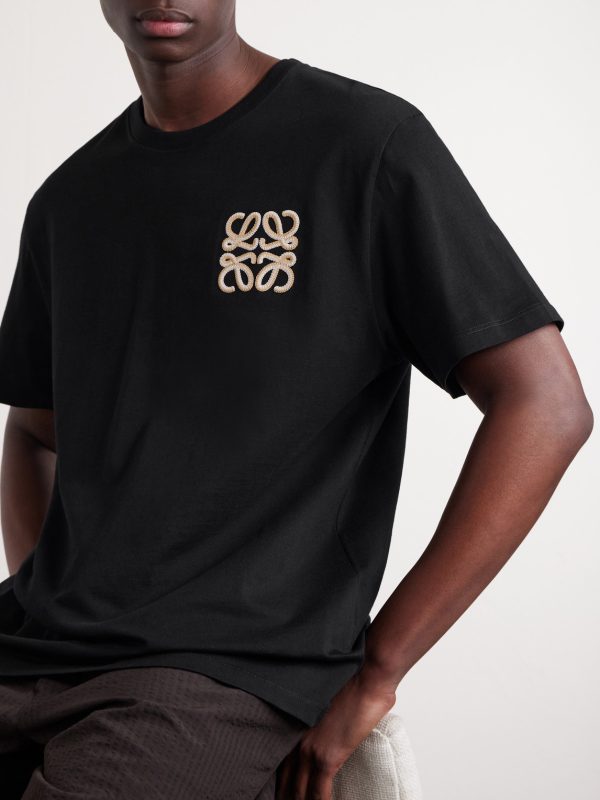 + Paula's Ibiza Logo-Embroidered Cotton T-Shirt - CU + Paula's Ibiza Logo-Embroidered Cotton T-Shirt - CU
