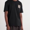+ Paula's Ibiza Logo-Embroidered Cotton T-Shirt - FR + Paula's Ibiza Logo-Embroidered Cotton T-Shirt - FR