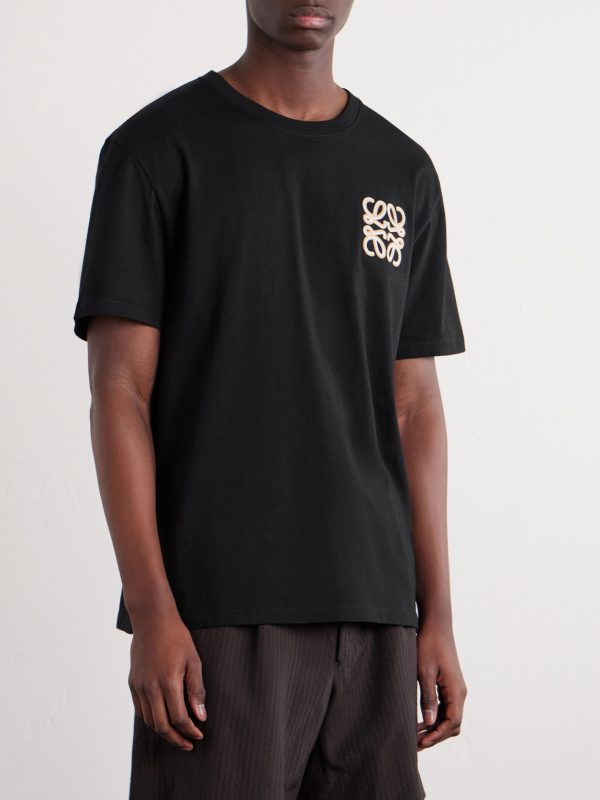+ Paula's Ibiza Logo-Embroidered Cotton T-Shirt - FR + Paula's Ibiza Logo-Embroidered Cotton T-Shirt - FR