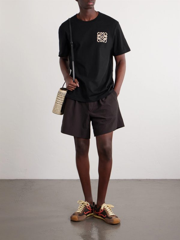 + Paula's Ibiza Logo-Embroidered Cotton T-Shirt - OU + Paula's Ibiza Logo-Embroidered Cotton T-Shirt - OU