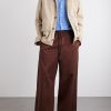 + Paula's Ibiza Wide-Leg Anagram-Embroidered Cotton Drawstring Trousers - OU + Paula's Ibiza Wide-Leg Anagram-Embroidered Cotton Drawstring Trousers - OU