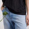 + Paula's Ibiza Knitted Linen-Blend T-Shirt - CU + Paula's Ibiza Knitted Linen-Blend T-Shirt - CU