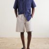 + Paula's Ibiza Straight-Leg Checked Cotton Shorts - OU