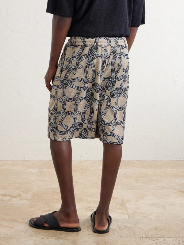 + Paula's Ibiza Straight-Leg Printed Cotton-Blend Shorts - BK