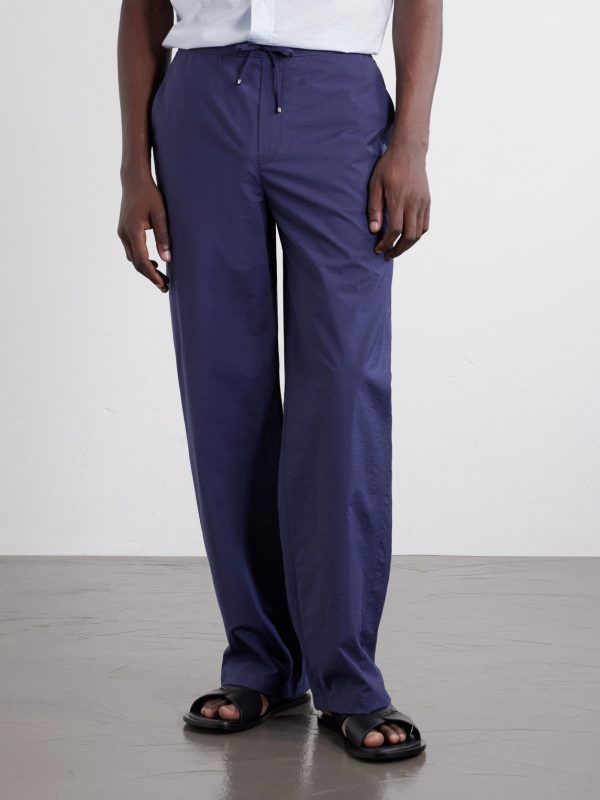 + Paula's Ibiza Straight-Leg Cotton-Blend Drawstring Trousers - FR + Paula's Ibiza Straight-Leg Cotton-Blend Drawstring Trousers - FR