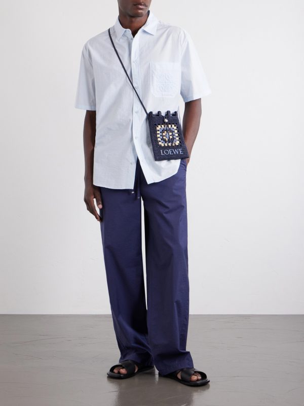 + Paula's Ibiza Straight-Leg Cotton-Blend Drawstring Trousers - OU + Paula's Ibiza Straight-Leg Cotton-Blend Drawstring Trousers - OU