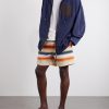 + Paula's Ibiza Logo-Debossed Leather-Trimmed Ripstop Hooded Jacket - OU