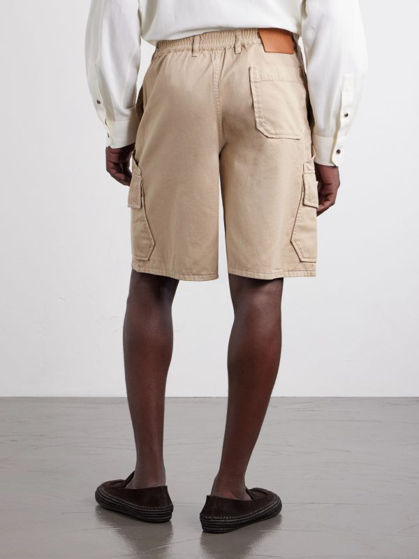 + Paula's Ibiza Straight-Leg Cotton Cargo Shorts - BK