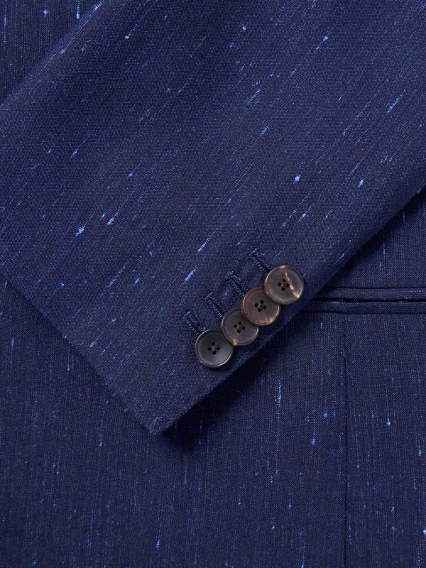 Wool and Silk-Blend Dupioni Suit Jacket - E1 Wool and Silk-Blend Dupioni Suit Jacket - E1
