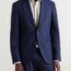 Wool and Silk-Blend Dupioni Suit Jacket - FR Wool and Silk-Blend Dupioni Suit Jacket - FR