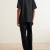 Camp-Collar Logo-Jacquard Linen-Blend Shirt - BK Camp-Collar Logo-Jacquard Linen-Blend Shirt - BK