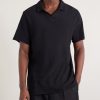 Open-Collar Cotton-Jersey Polo Shirt - FR Open-Collar Cotton-Jersey Polo Shirt - FR