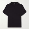 Open-Collar Cotton-Jersey Polo Shirt Open-Collar Cotton-Jersey Polo Shirt