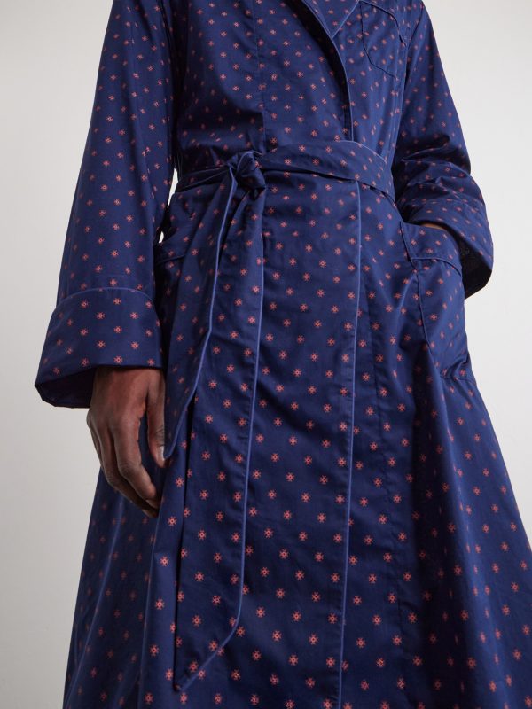 Nelson 109 Printed Cotton Robe - CU