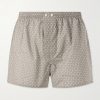 Ledbury 96 Printed Cotton Boxer Shorts - FR Ledbury 96 Printed Cotton Boxer Shorts - FR