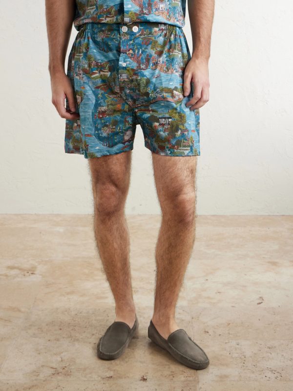 Ledbury 100 Printed Cotton Pyjama Set - FR