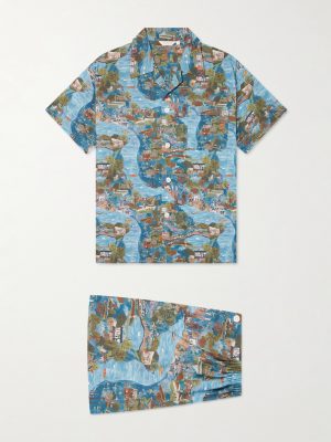 Ledbury 100 Printed Cotton Pyjama Set