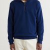 Quinn Cotton and Modal-Blend Jersey Half-Zip Sweatshirt - FR Quinn Cotton and Modal-Blend Jersey Half-Zip Sweatshirt - FR
