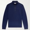 Quinn Cotton and Modal-Blend Jersey Half-Zip Sweatshirt Quinn Cotton and Modal-Blend Jersey Half-Zip Sweatshirt