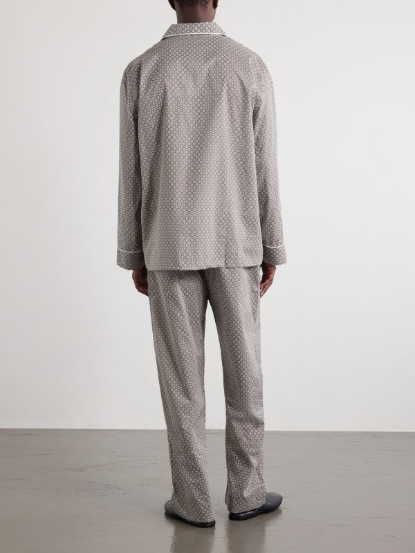 Ledbury 96 Printed Cotton-Poplin Pyjama Set - BK
