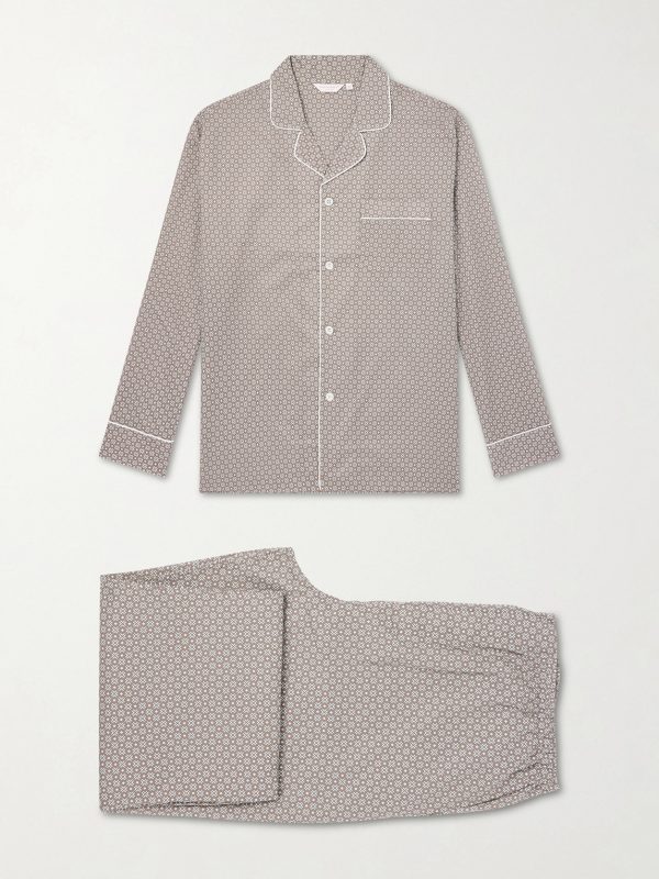 Ledbury 96 Printed Cotton-Poplin Pyjama Set
