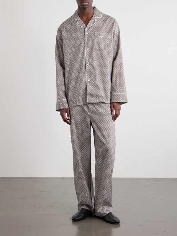 Ledbury 96 Printed Cotton-Poplin Pyjama Set - OU