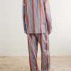 Wellington 61 Striped Cotton Pyjama Set - BK Wellington 61 Striped Cotton Pyjama Set - BK