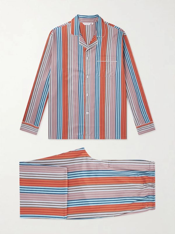 Wellington 61 Striped Cotton Pyjama Set Wellington 61 Striped Cotton Pyjama Set