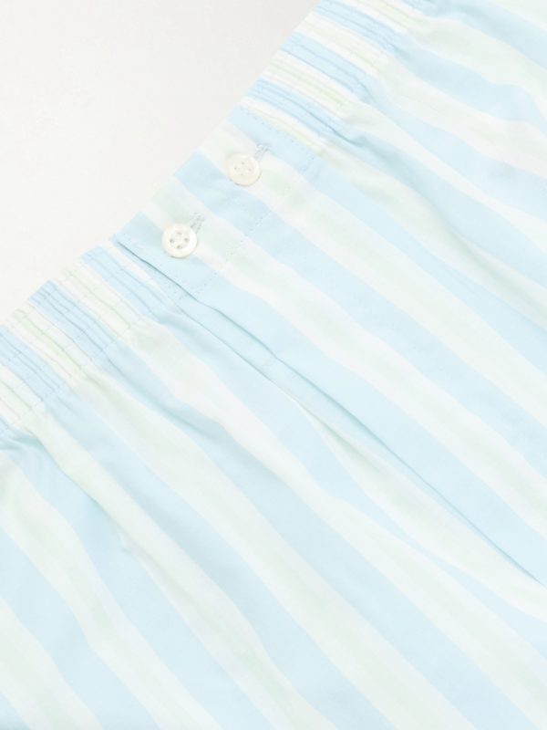 Amalfi 22 Striped Cotton Boxer Shorts - CU Amalfi 22 Striped Cotton Boxer Shorts - CU