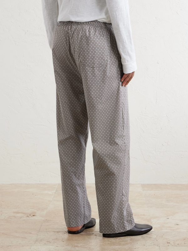 Ledbury 96 Printed Cotton-Poplin Pyjama Trousers - BK