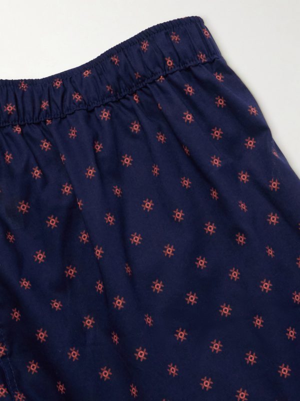 Nelson 109 Printed Cotton Boxer Shorts - CU
