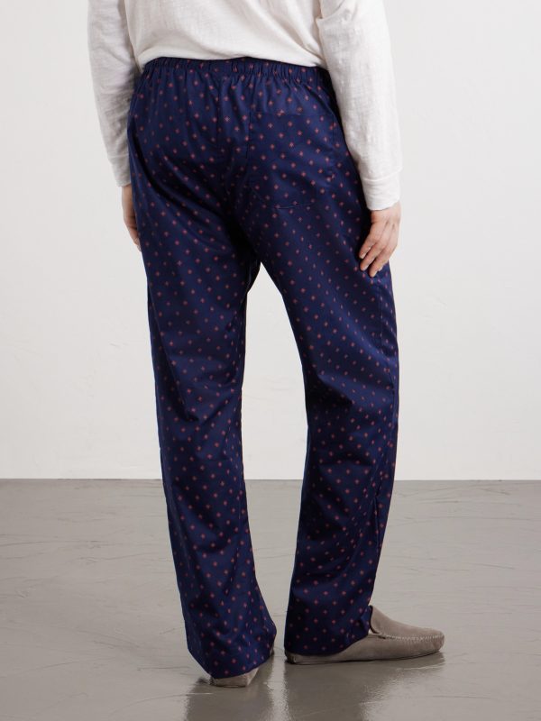 Nelson 109 Printed Cotton Pyjama Trousers - BK