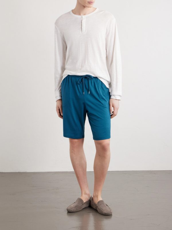 Basel 24 Stretch-Jersey Drawstring Shorts - OU Basel 24 Stretch-Jersey Drawstring Shorts - OU