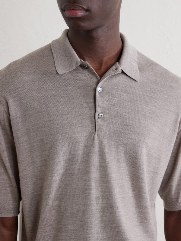 Merino Wool Polo Shirt - CU Merino Wool Polo Shirt - CU