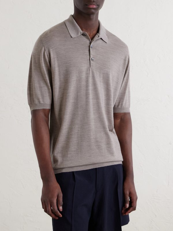 Merino Wool Polo Shirt - FR Merino Wool Polo Shirt - FR