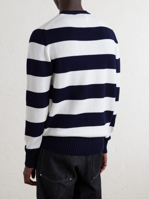 Striped Cotton Sweater - BK