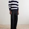 Striped Cotton Sweater - OU