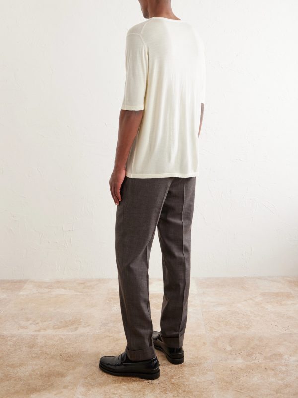 Virgin Wool T-Shirt - BK