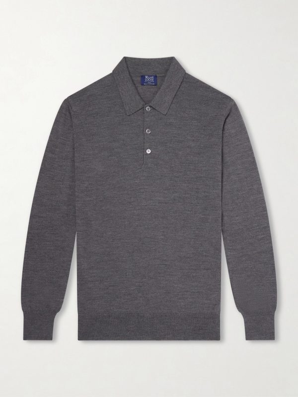 Virgin Wool Polo Shirt