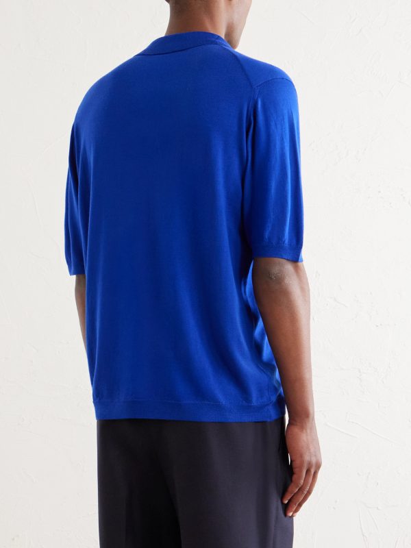 Wool Polo Shirt - BK Wool Polo Shirt - BK