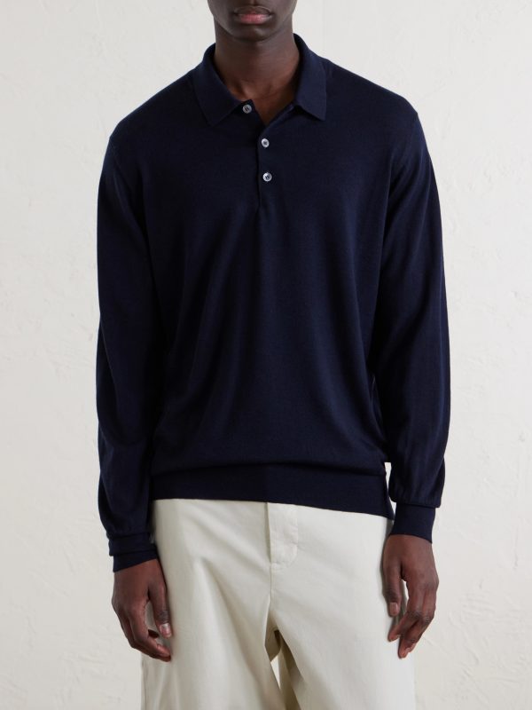 Virgin Wool Polo Shirt - FR Virgin Wool Polo Shirt - FR