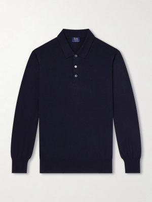 Virgin Wool Polo Shirt