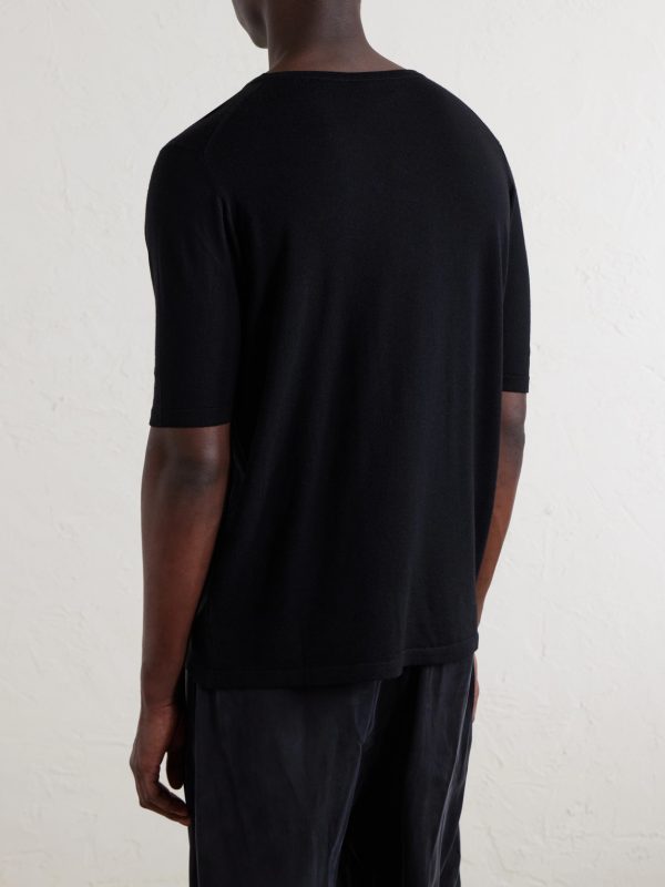 Virgin Wool T-Shirt - BK